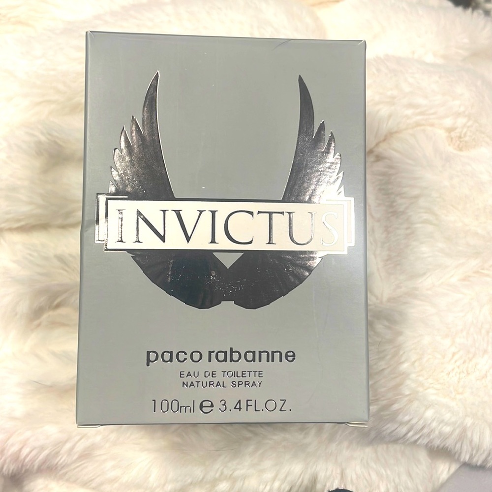 Men’s Invictus by Paco Rabanne 3.4 oz Eau de Toilette Natural Cologne Spray New